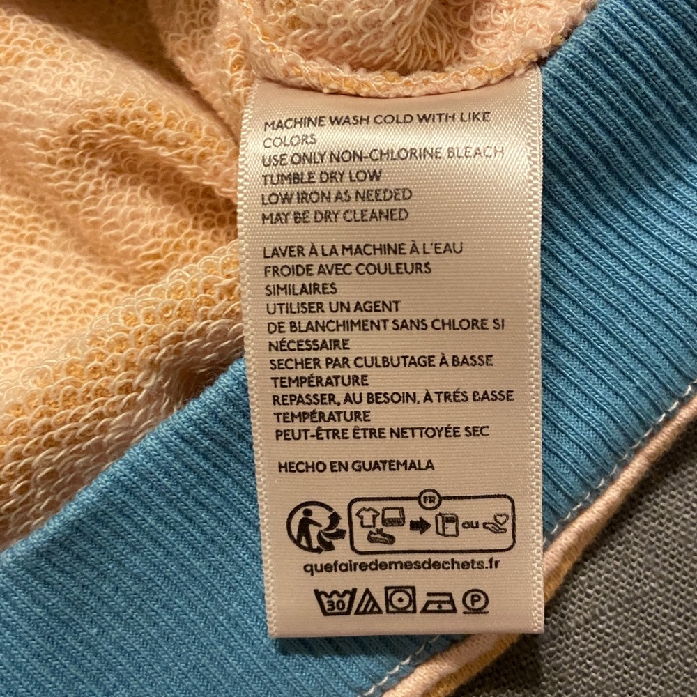 NWOT Free People Classic Striped Oversized Crewneck - Picture 9 of 11